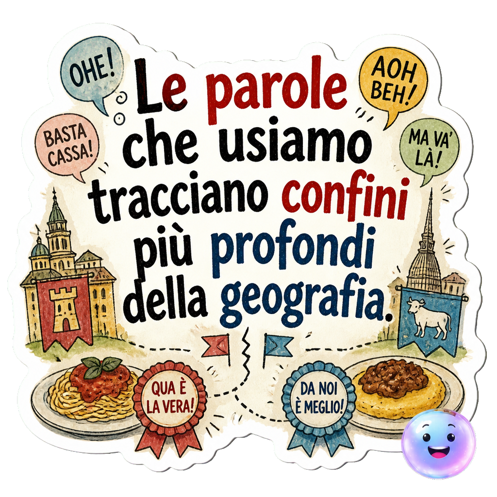 Le parole che usiamo tracciano confini più profondi della geografia.