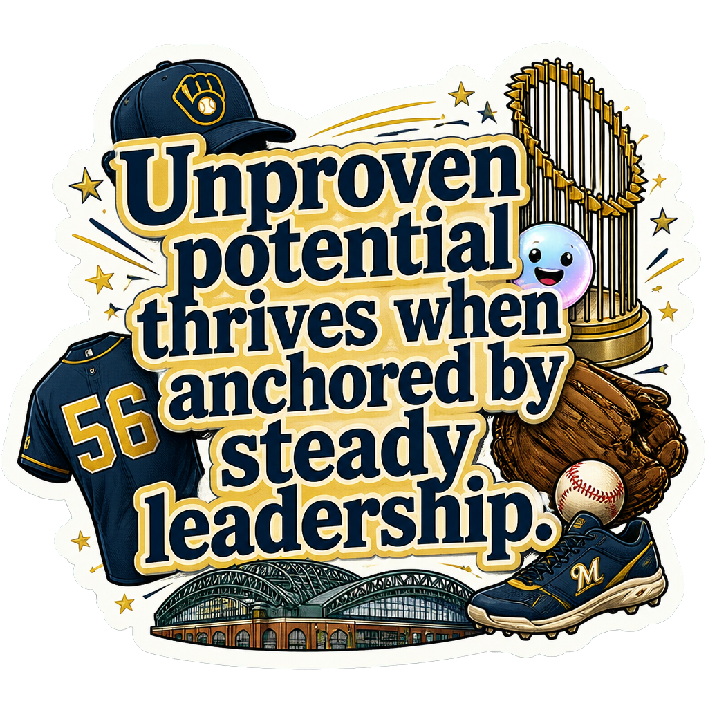 Unproven potential thrives when anchored by steady leadership.
