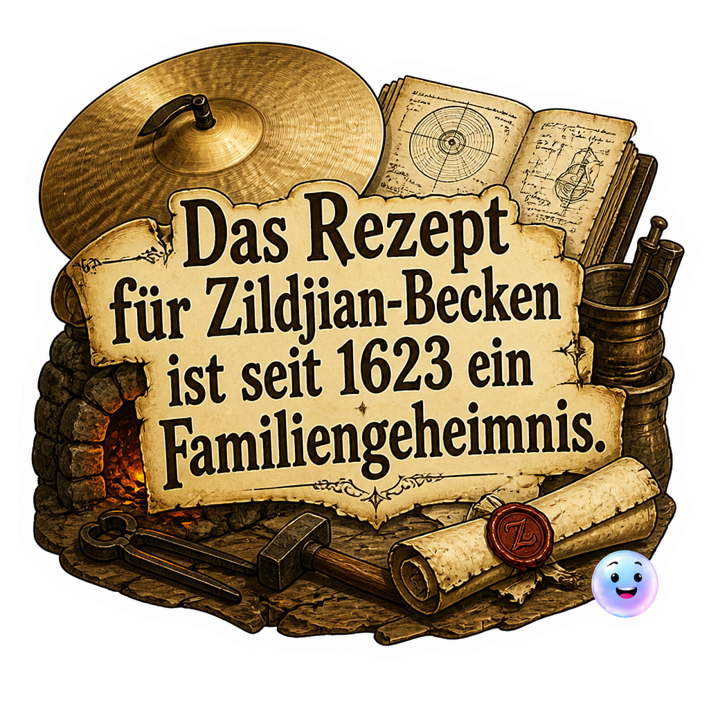 Das Rezept für Zildjian-Becken ist seit 1623 ein Familiengeheimnis.
