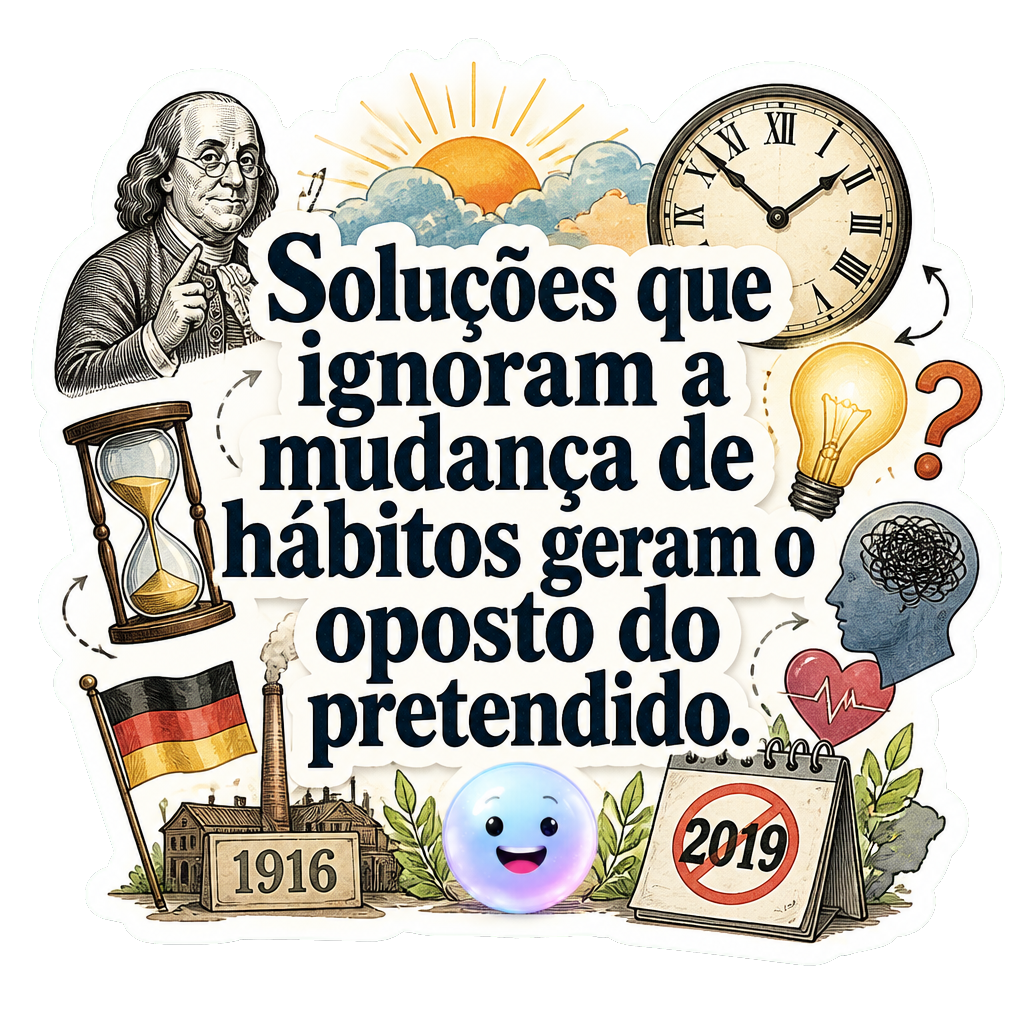 Soluções que ignoram a mudança de hábitos geram o oposto do pretendido.