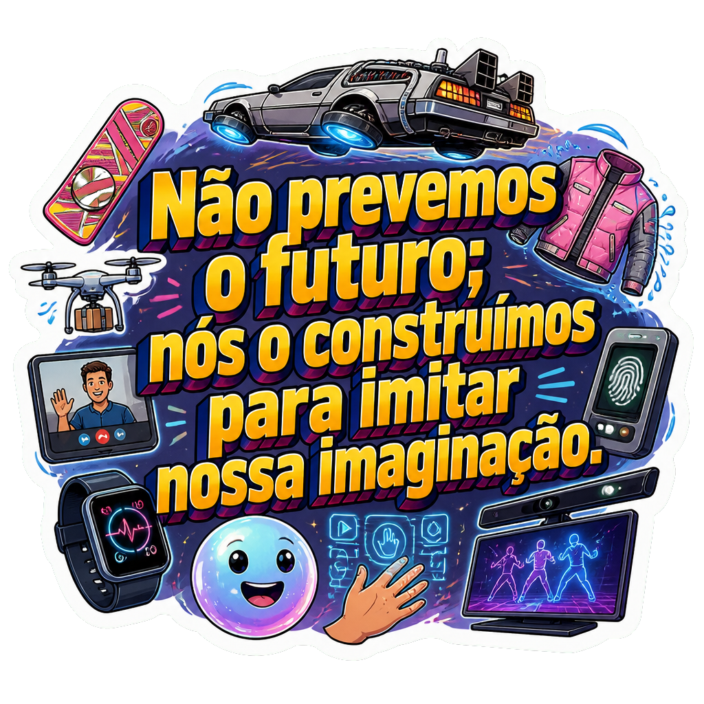 Não prevemos o futuro; nós o construímos para imitar nossa imaginação.