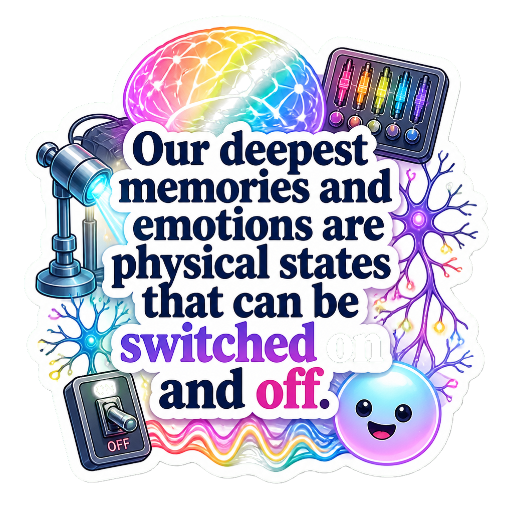 Our deepest memories and emotions are physical states that can be switched on and off.