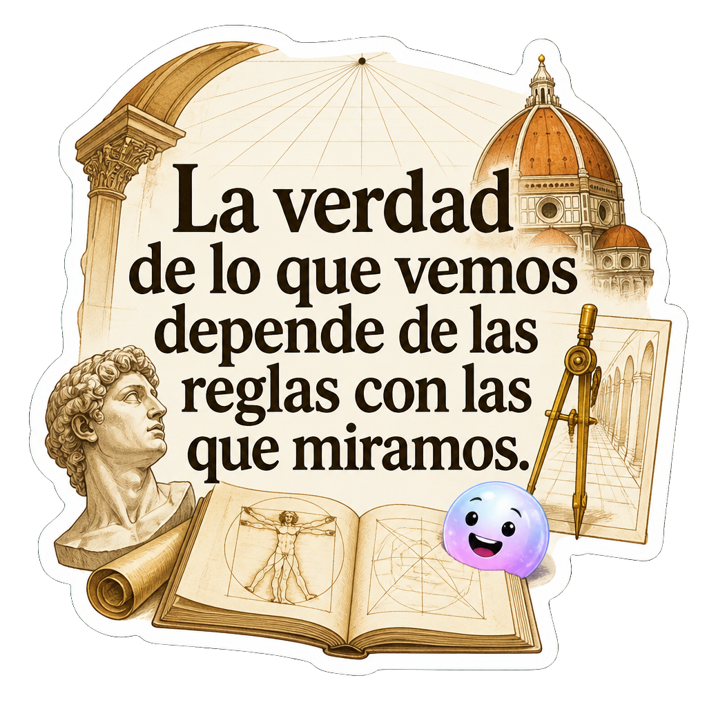 La verdad de lo que vemos depende de las reglas con las que miramos.
