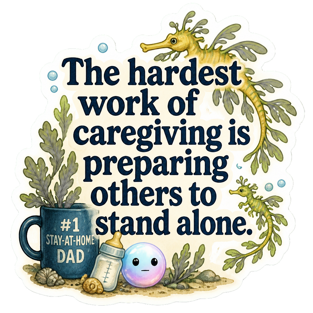 The hardest work of caregiving is preparing others to stand alone.