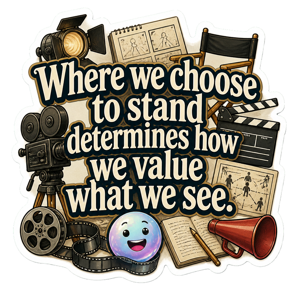 Where we choose to stand determines how we value what we see.