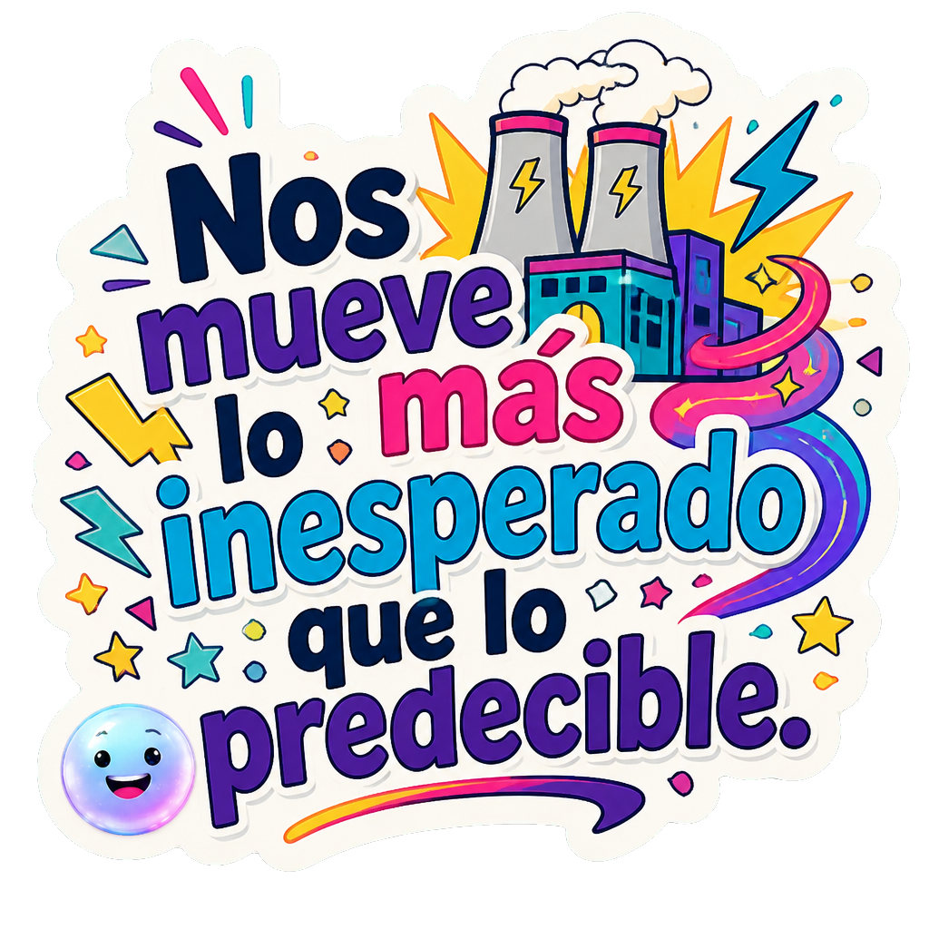 Nos mueve más lo inesperado que lo predecible.