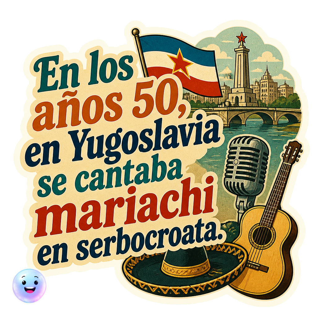 En los años 50, en Yugoslavia se cantaba mariachi en serbocroata.