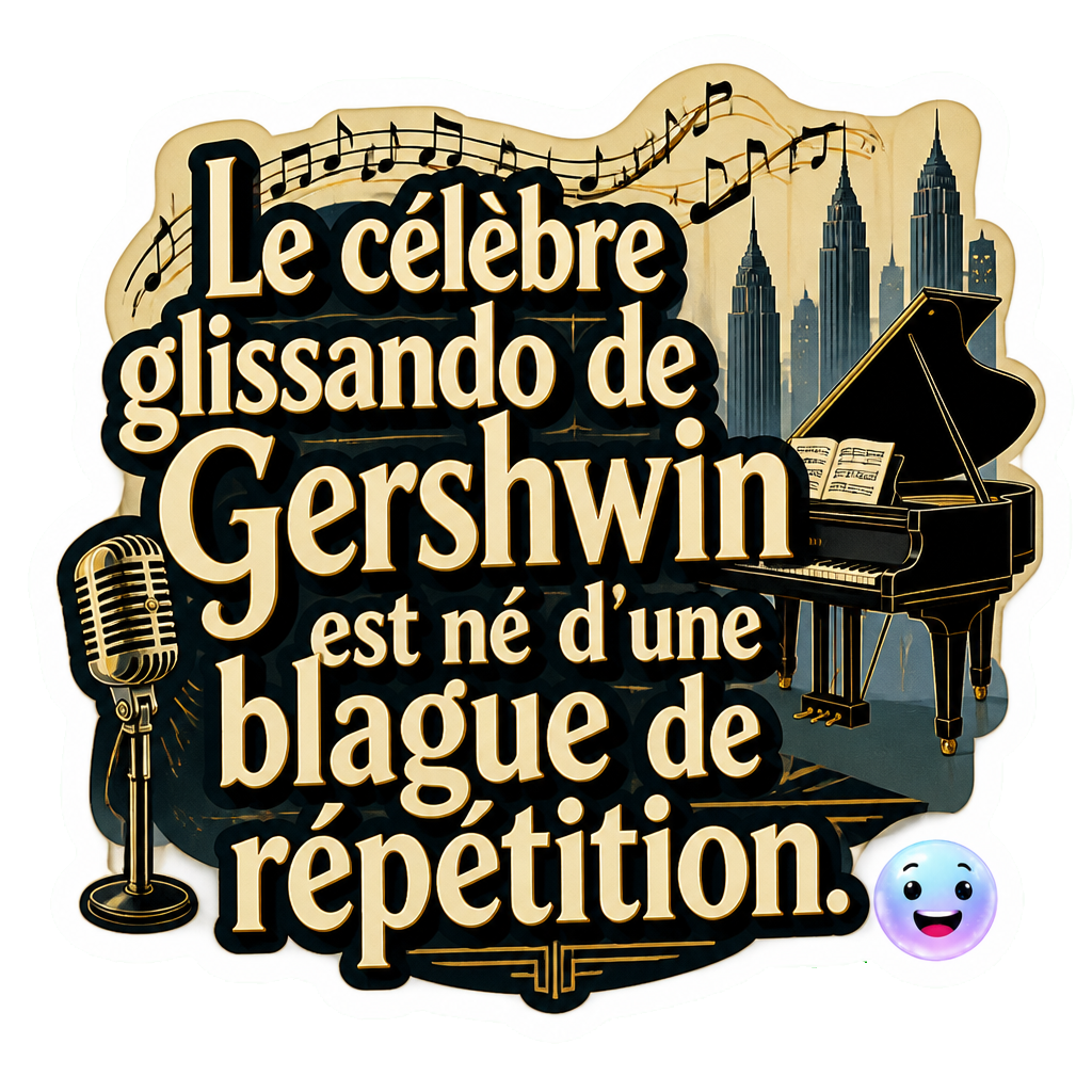 Le célèbre glissando de Gershwin est né d'une blague de répétition.