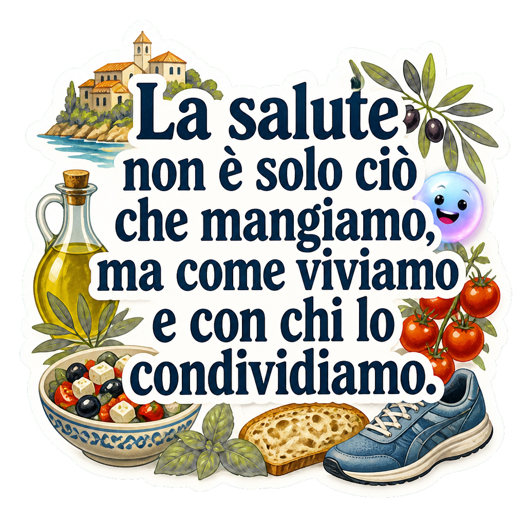 La salute non è solo ciò che mangiamo, ma come viviamo e con chi lo condividiamo.
