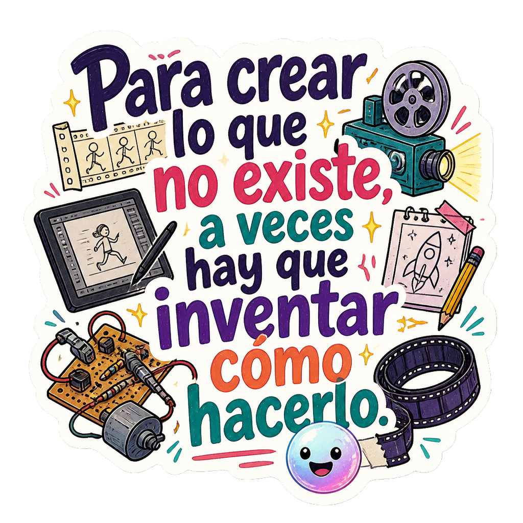 Para crear lo que no existe, a veces hay que inventar cómo hacerlo.