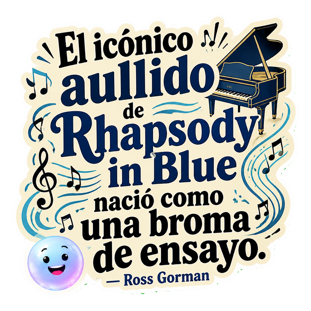 El icónico aullido de Rhapsody in Blue nació como una broma de ensayo.
