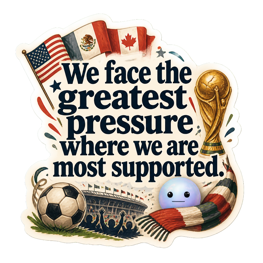 We face the greatest pressure where we are most supported.