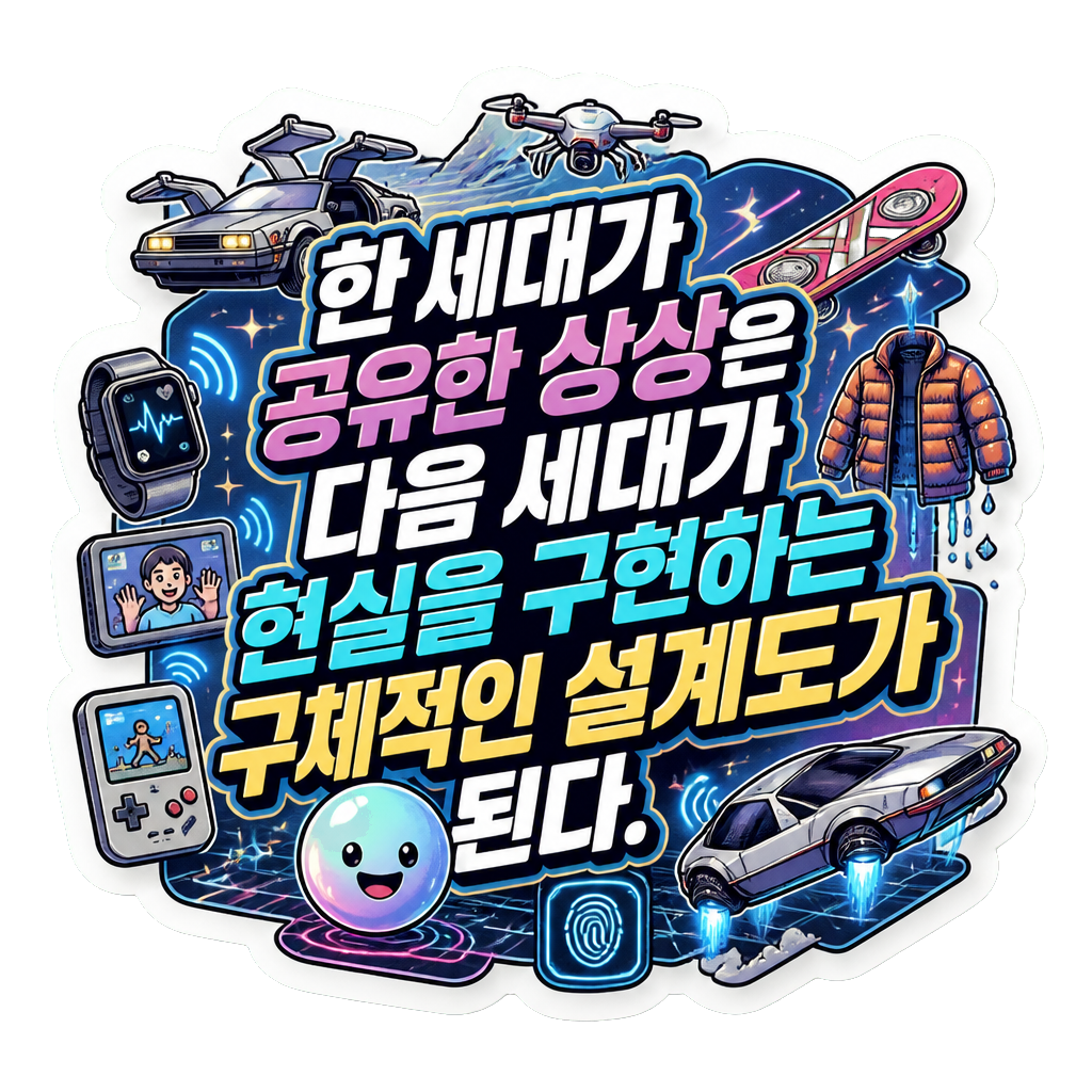 한 세대가 공유한 상상은 다음 세대가 현실을 구현하는 구체적인 설계도가 된다.