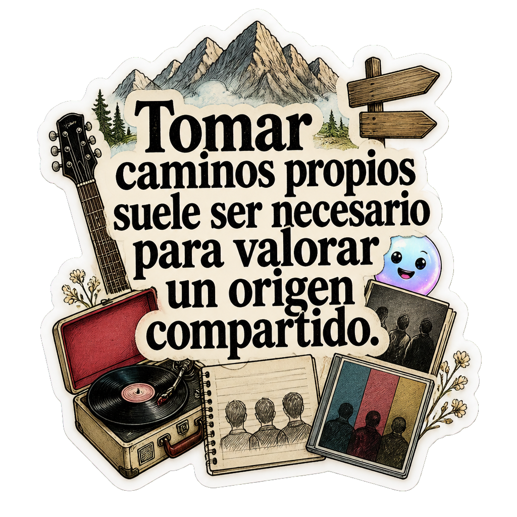 Tomar caminos propios suele ser necesario para valorar un origen compartido.