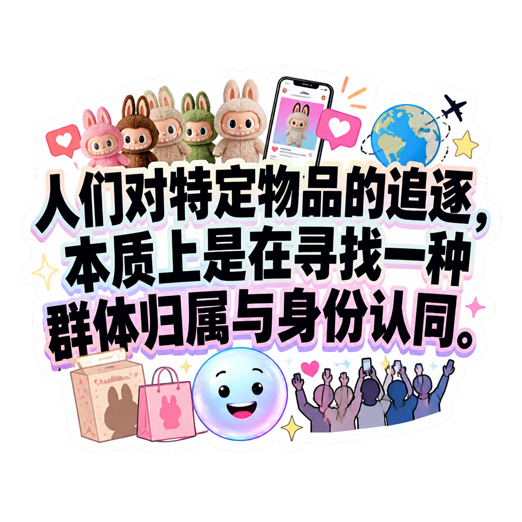 人们对特定物品的追逐，本质上是在寻找一种群体归属与身份认同。