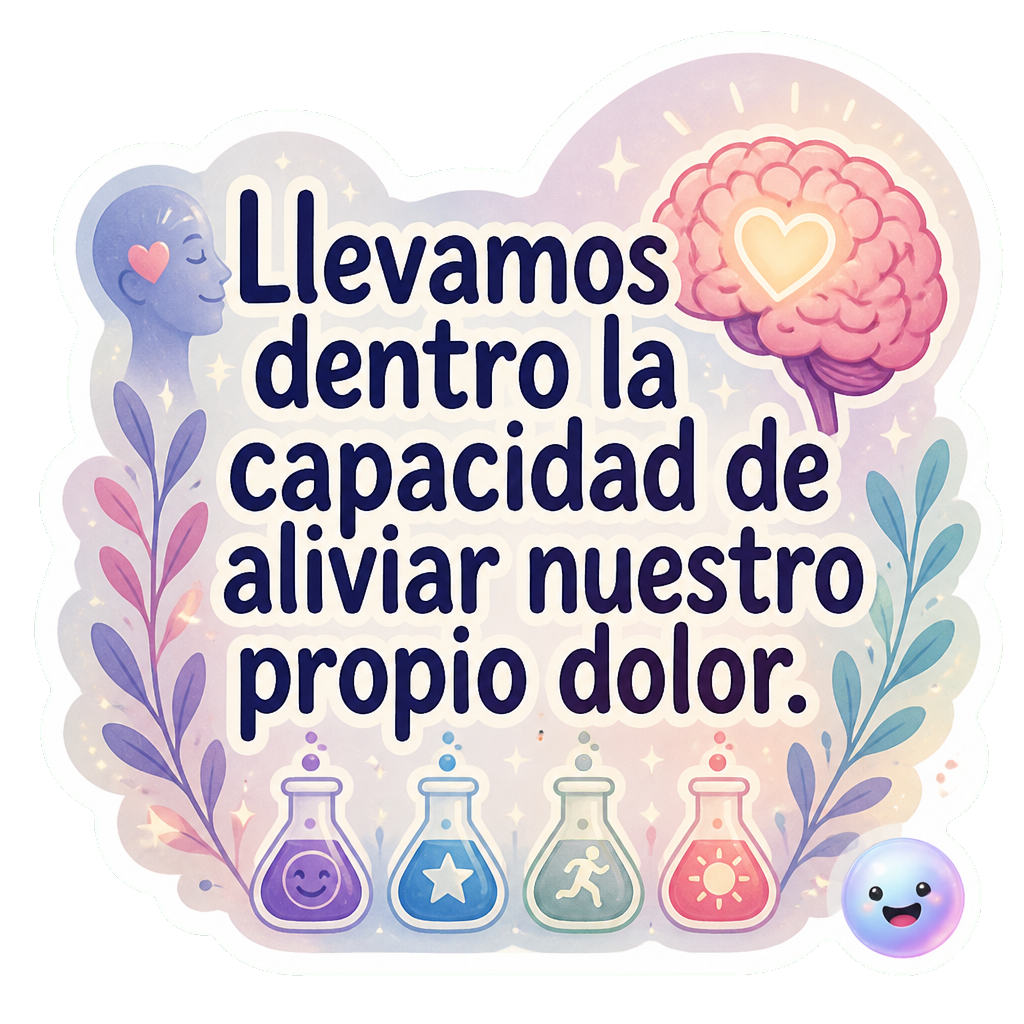 Llevamos dentro la capacidad de aliviar nuestro propio dolor.