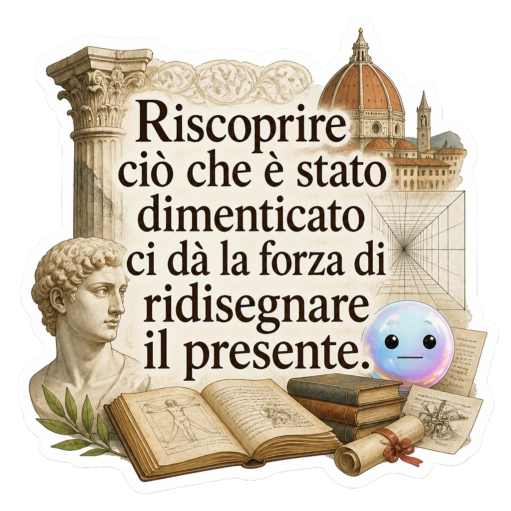 Riscoprire ciò che è stato dimenticato ci dà la forza di ridisegnare il presente.