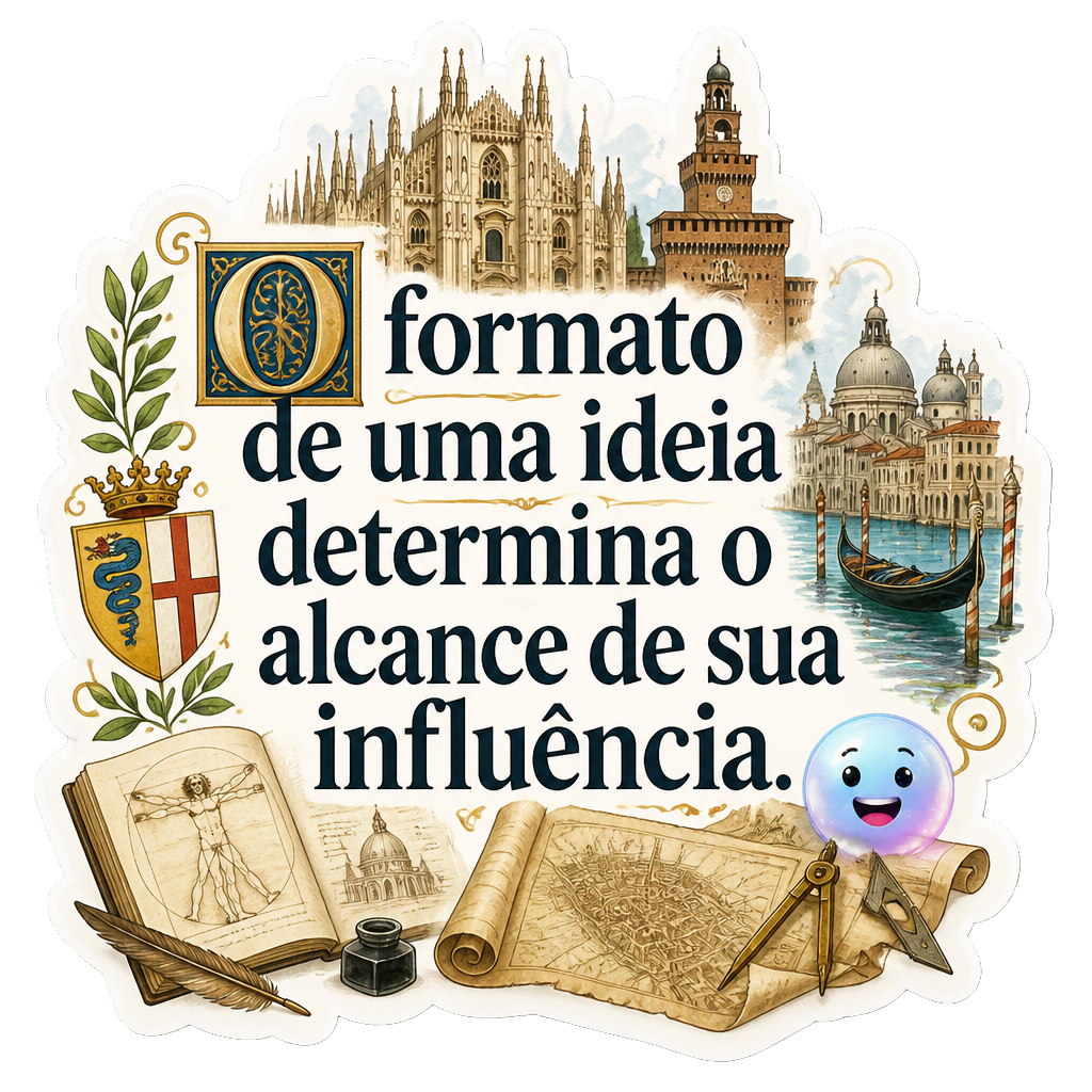 O formato de uma ideia determina o alcance de sua influência.