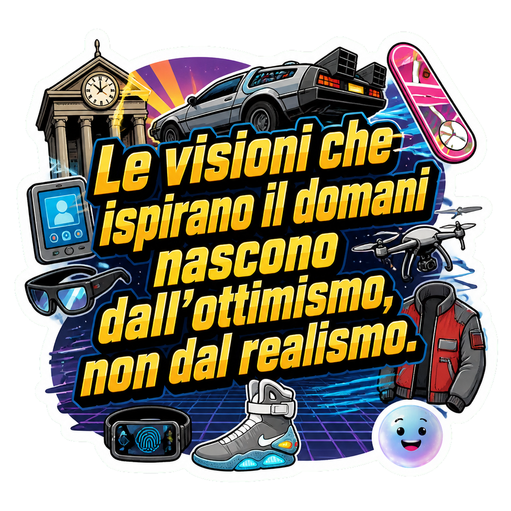 Le visioni che ispirano il domani nascono dall'ottimismo, non dal realismo.