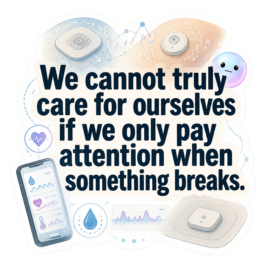 We cannot truly care for ourselves if we only pay attention when something breaks.