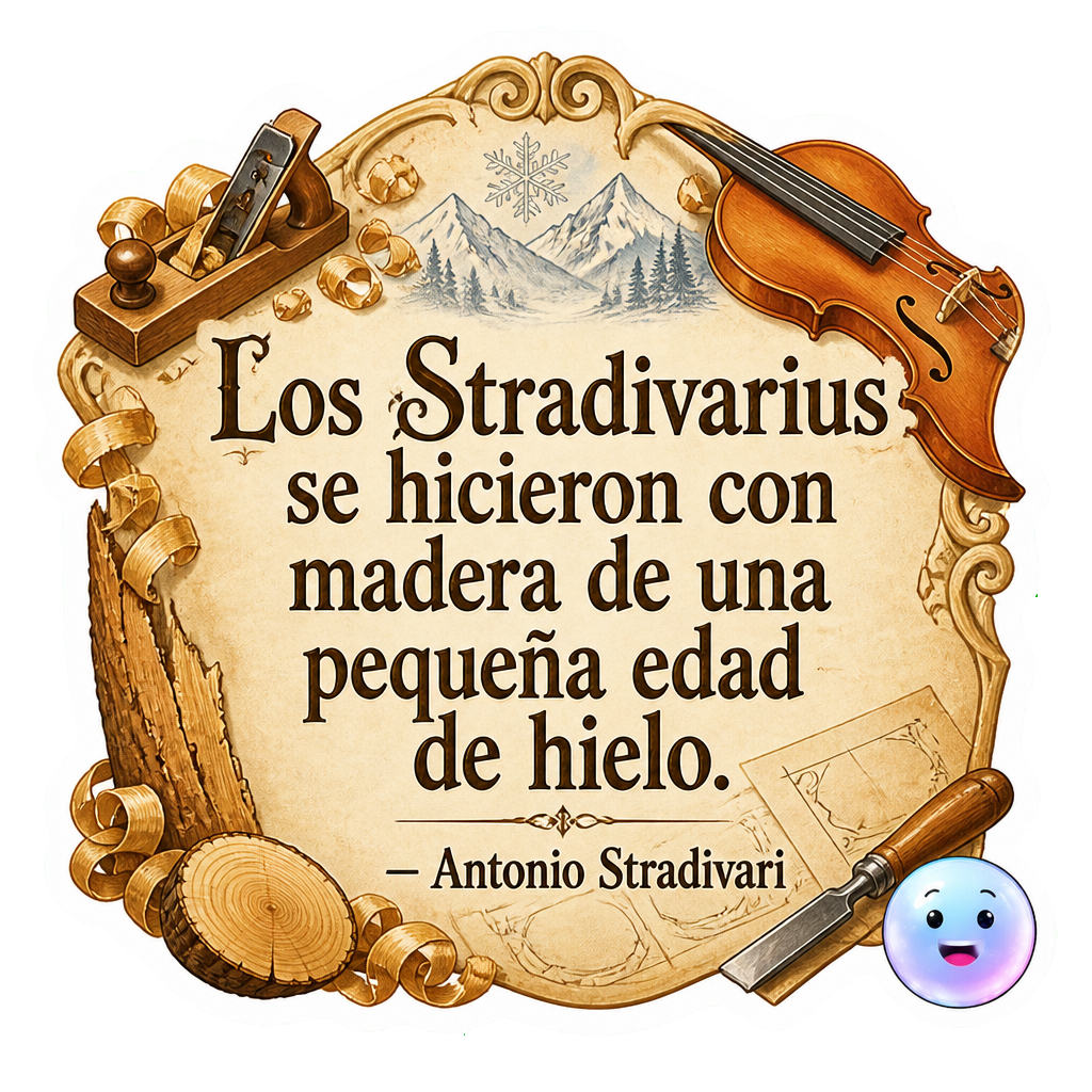 Los Stradivarius se hicieron con madera de una pequeña edad de hielo.