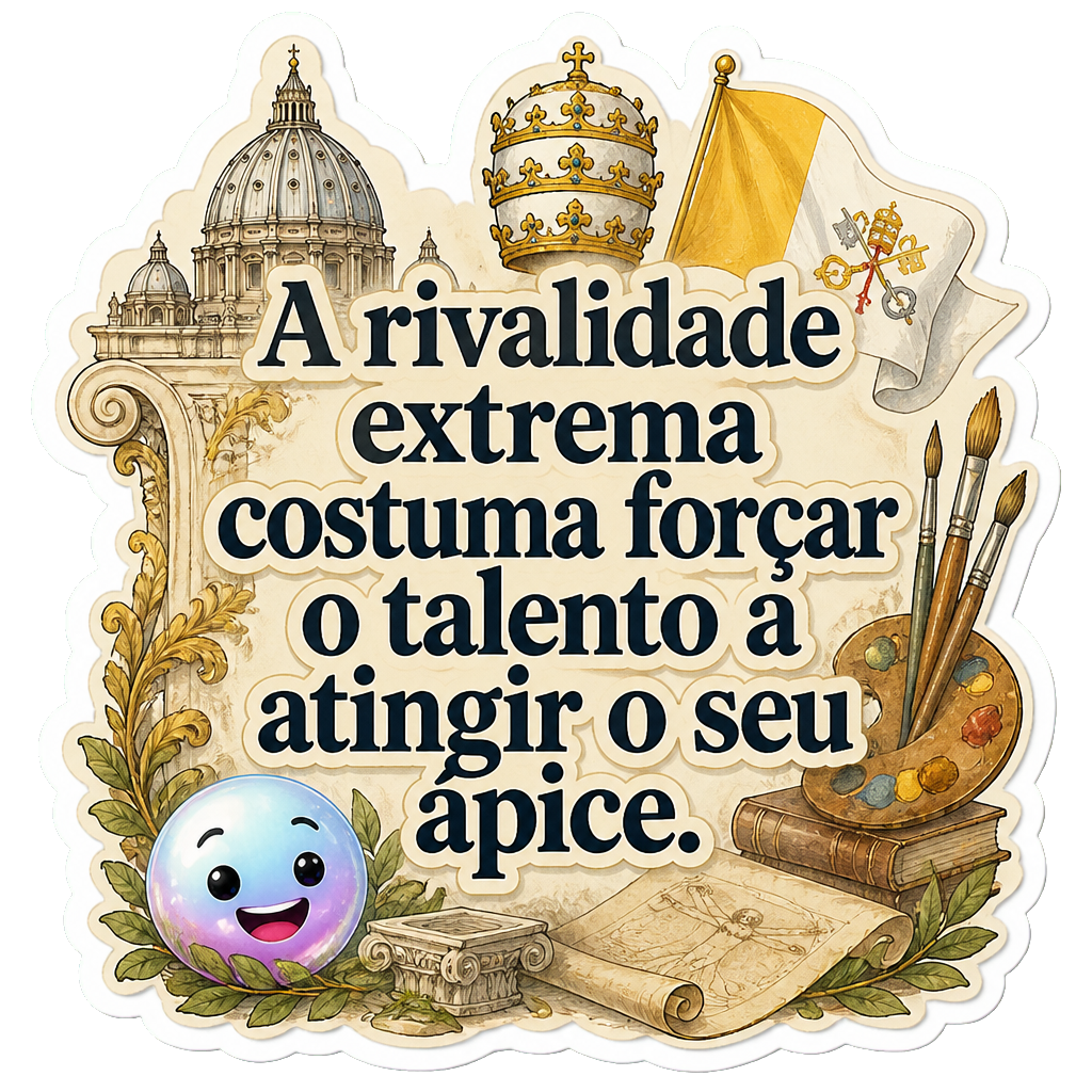 A rivalidade extrema costuma forçar o talento a atingir o seu ápice.