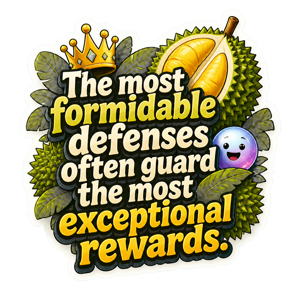 The most formidable defenses often guard the most exceptional rewards.