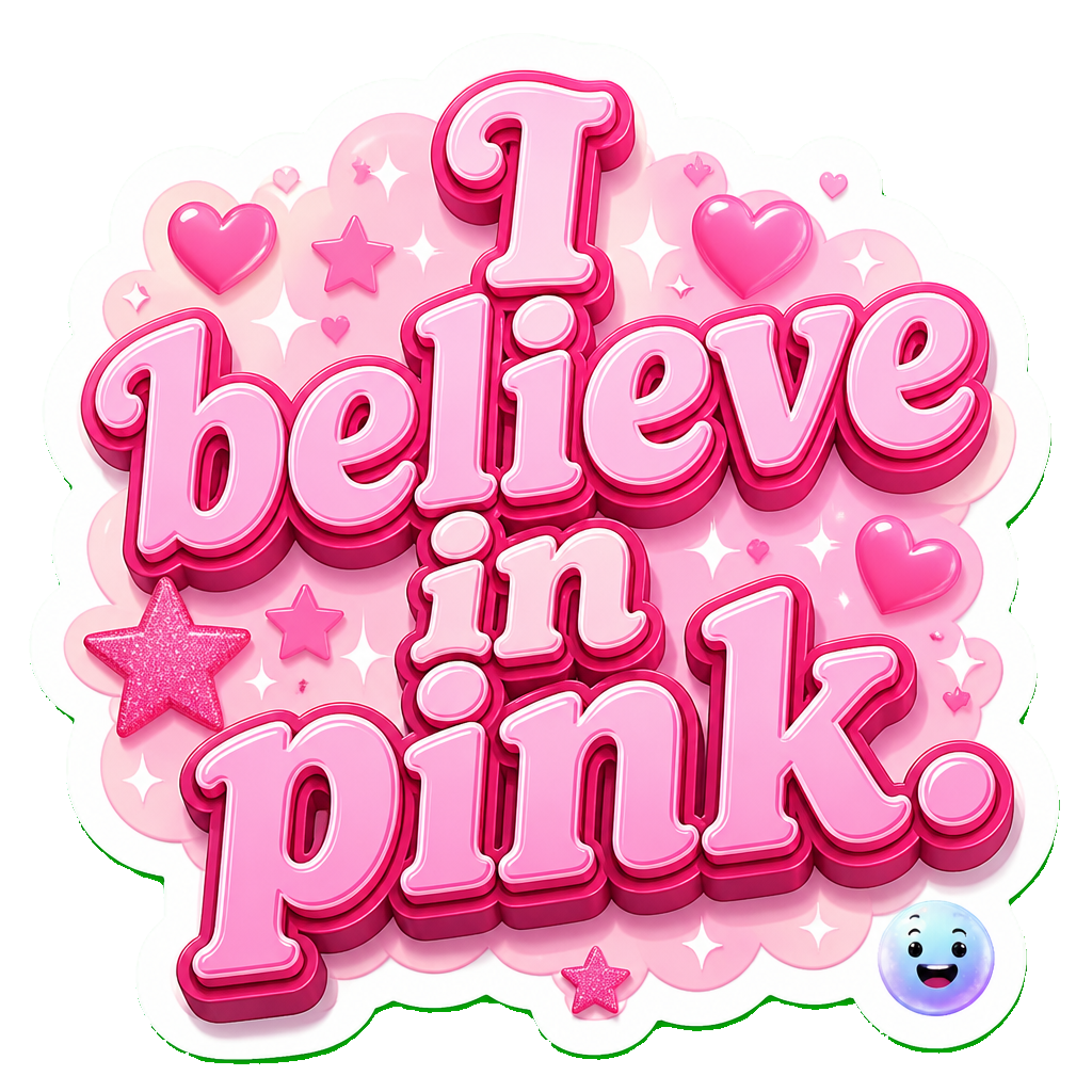 I believe in pink.