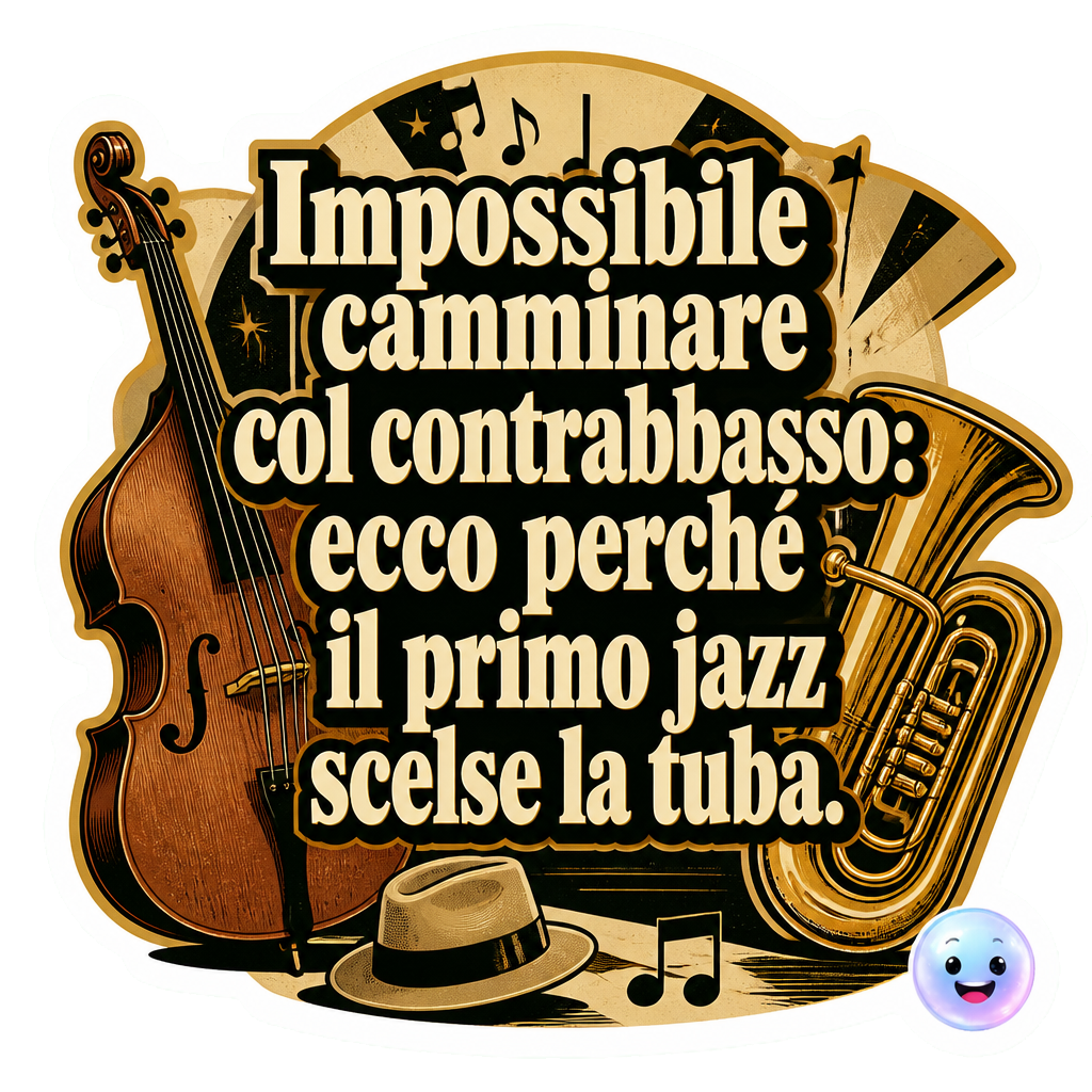 Impossibile camminare col contrabbasso: ecco perché il primo jazz scelse la tuba.