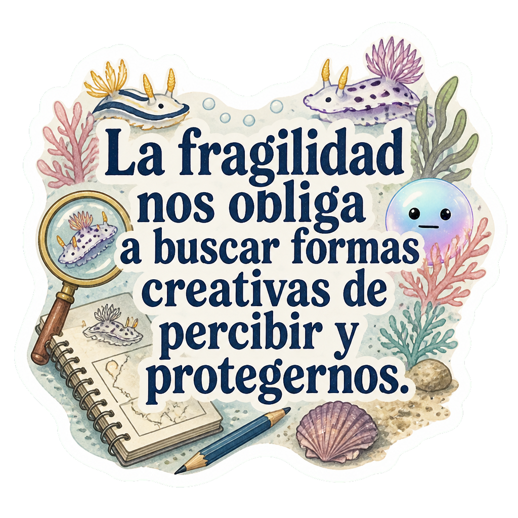 La fragilidad nos obliga a buscar formas creativas de percibir y protegernos.