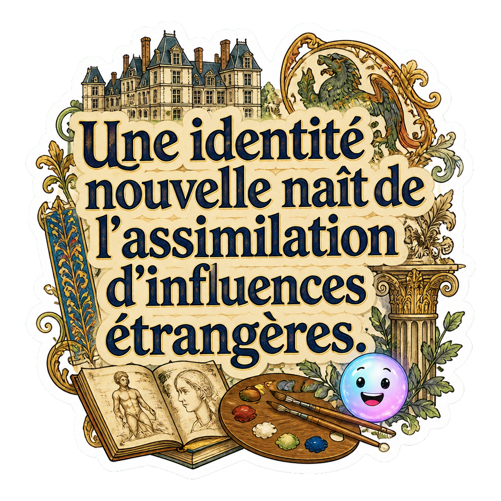 Une identité nouvelle naît de l'assimilation d'influences étrangères.
