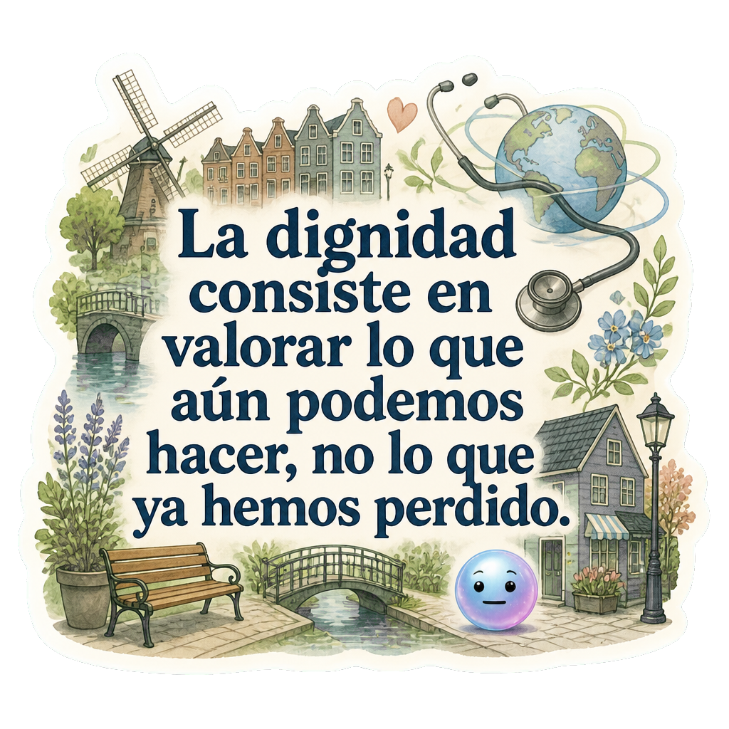 La dignidad consiste en valorar lo que aún podemos hacer, no lo que ya hemos perdido.
