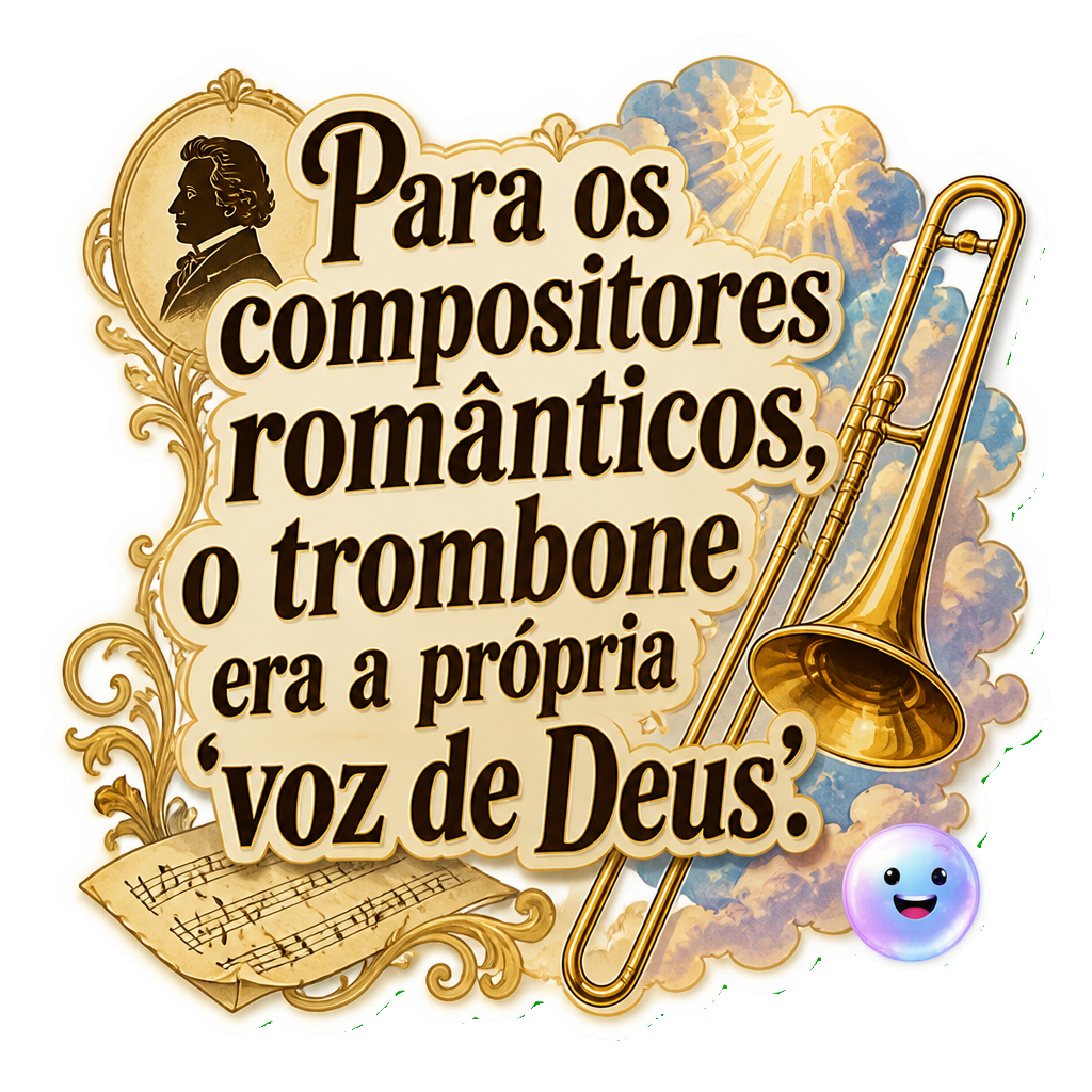 Para os compositores românticos, o trombone era a própria 'voz de Deus'.