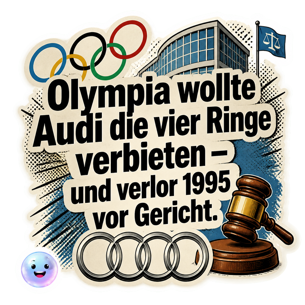 Olympia wollte Audi die vier Ringe verbieten – und verlor 1995 vor Gericht.
