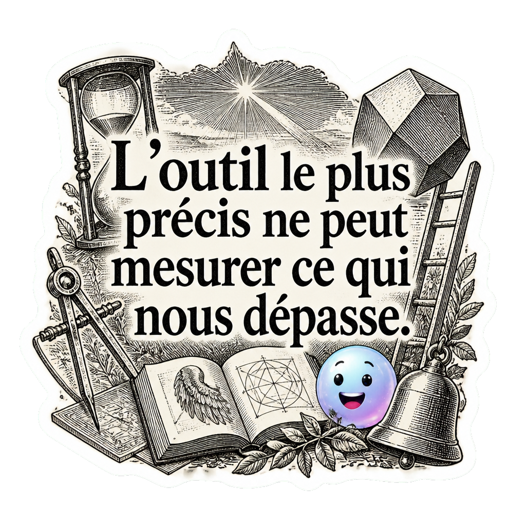 L'outil le plus précis ne peut mesurer ce qui nous dépasse.