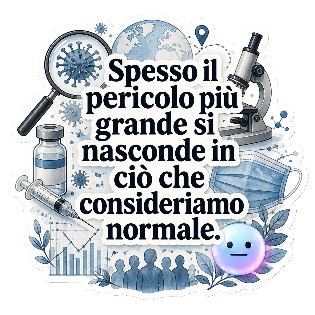 Spesso il pericolo più grande si nasconde in ciò che consideriamo normale.