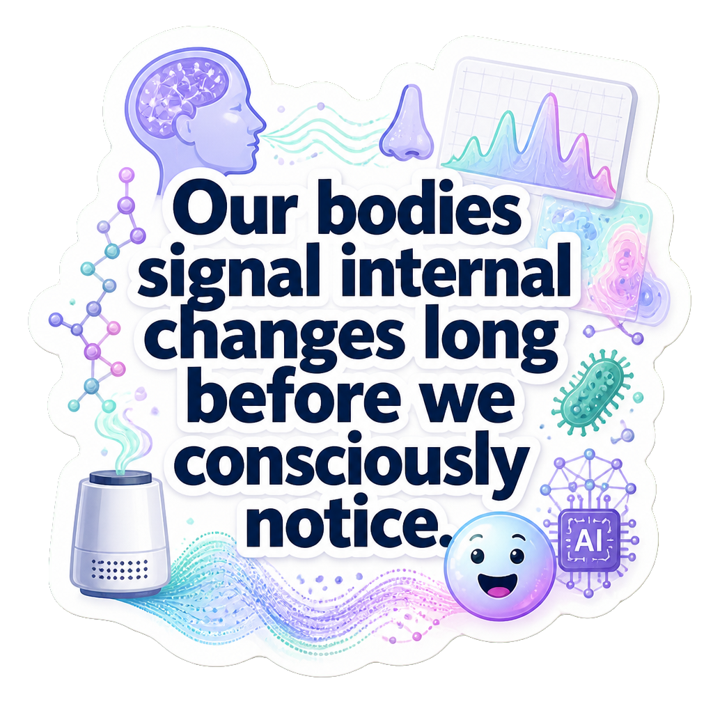 Our bodies signal internal changes long before we consciously notice.