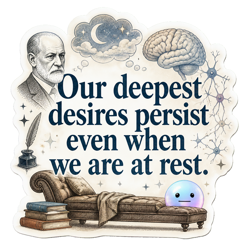 Our deepest desires persist even when we are at rest.