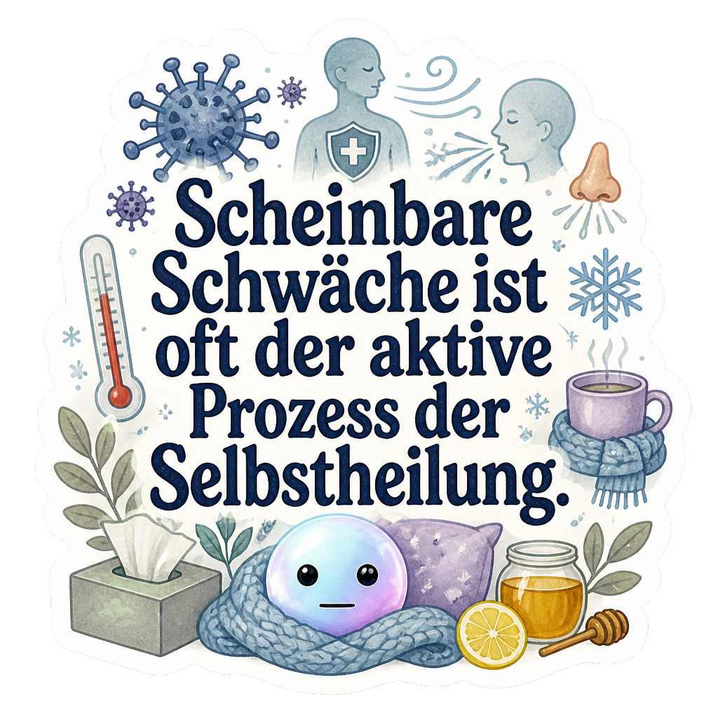 Scheinbare Schwäche ist oft der aktive Prozess der Selbstheilung.