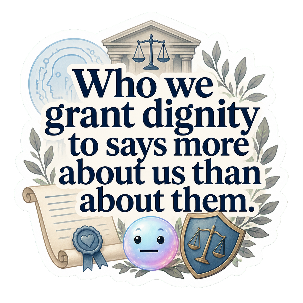 Who we grant dignity to says more about us than about them.