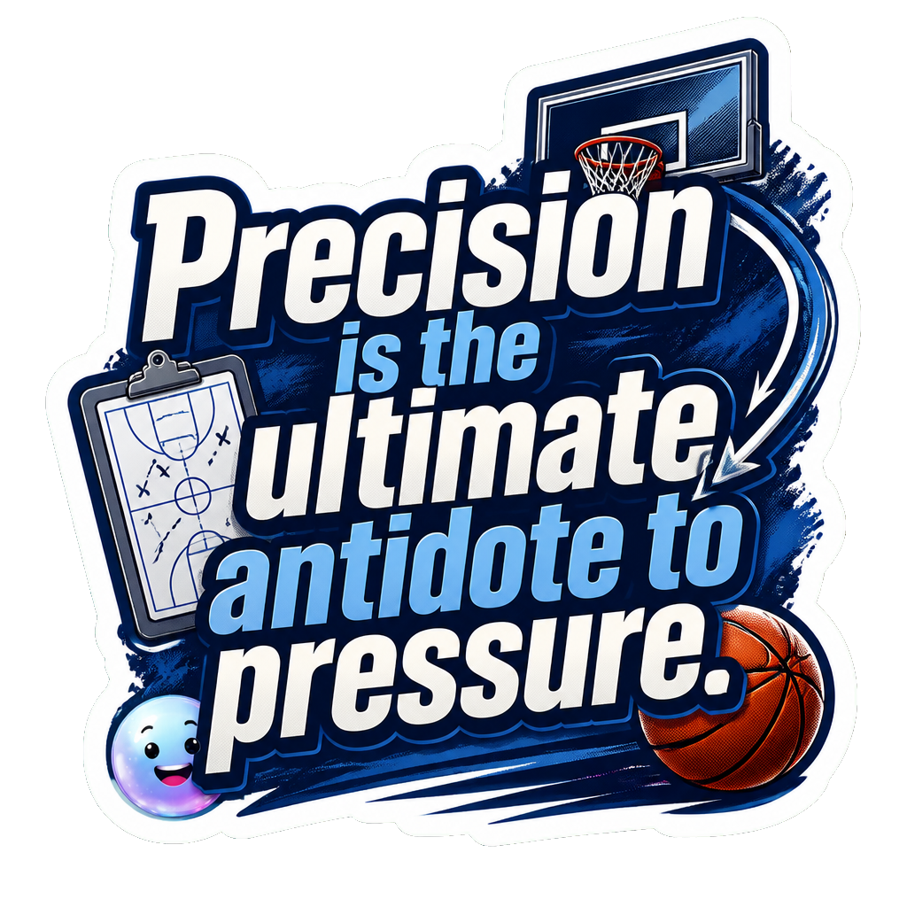 Precision is the ultimate antidote to pressure.