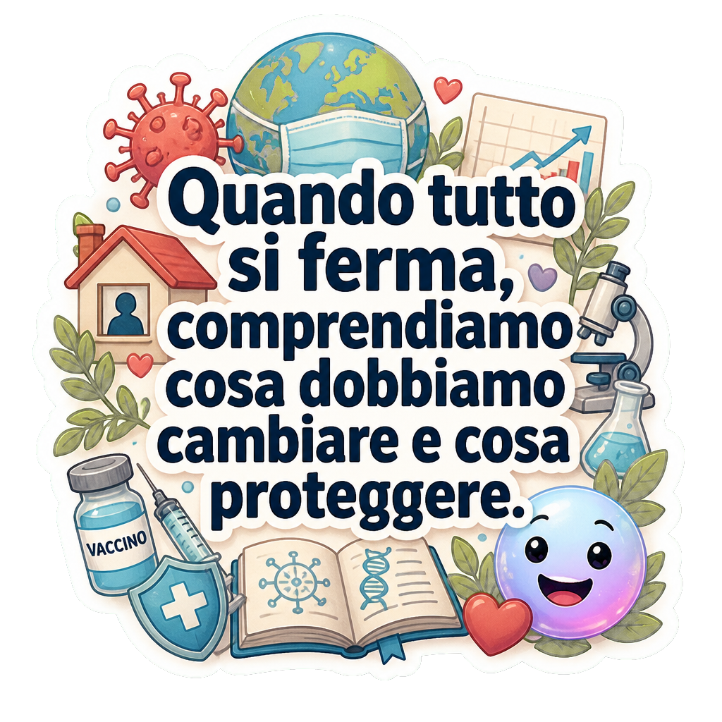 Quando tutto si ferma, comprendiamo cosa dobbiamo cambiare e cosa proteggere.