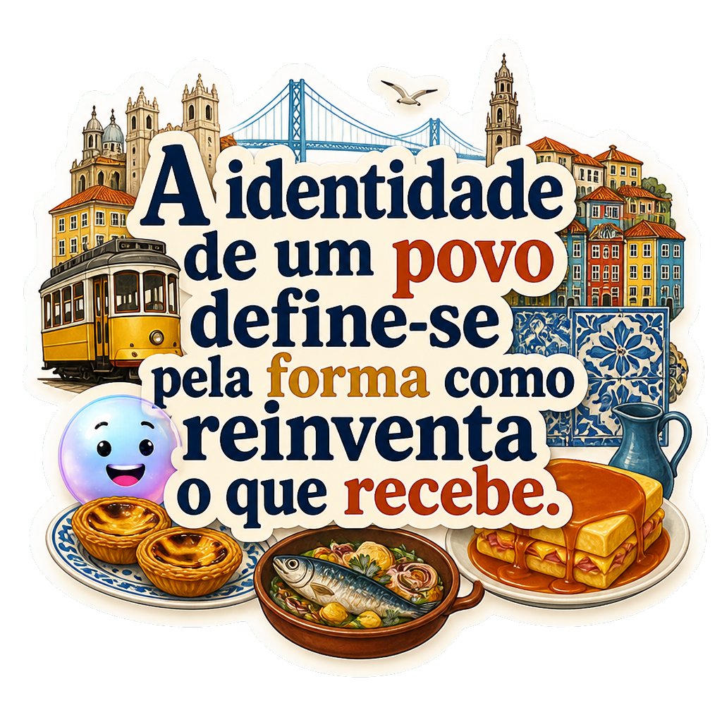 A identidade de um povo define-se pela forma como reinventa o que recebe.