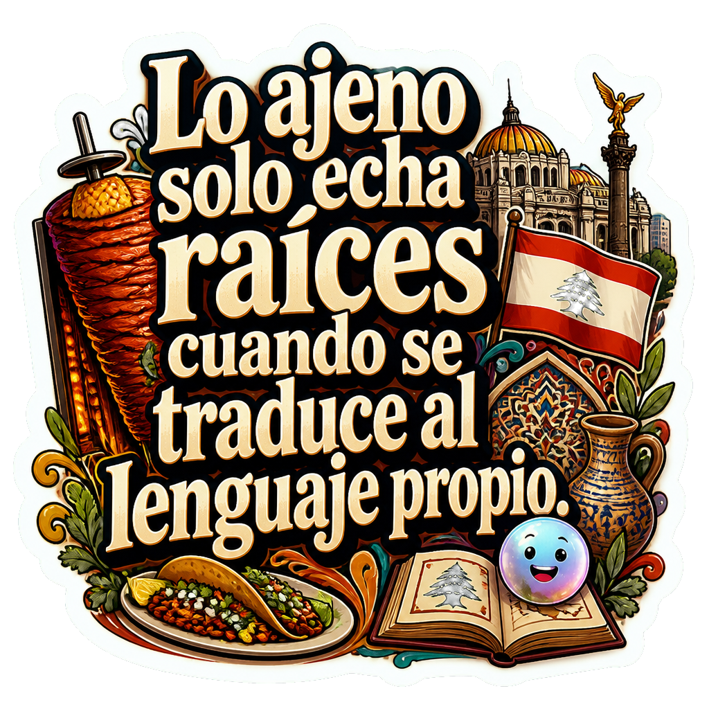 Lo ajeno solo echa raíces cuando se traduce al lenguaje propio.