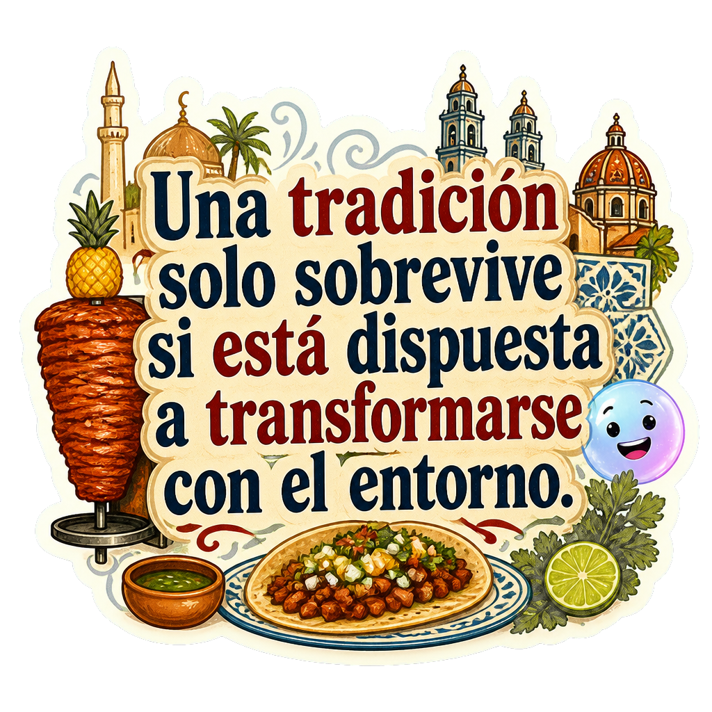 Una tradición solo sobrevive si está dispuesta a transformarse con el entorno.