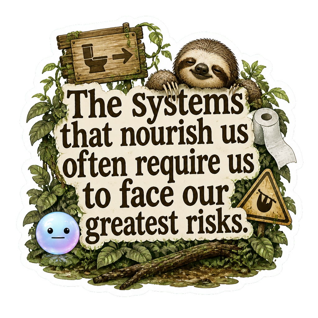 The systems that nourish us often require us to face our greatest risks.