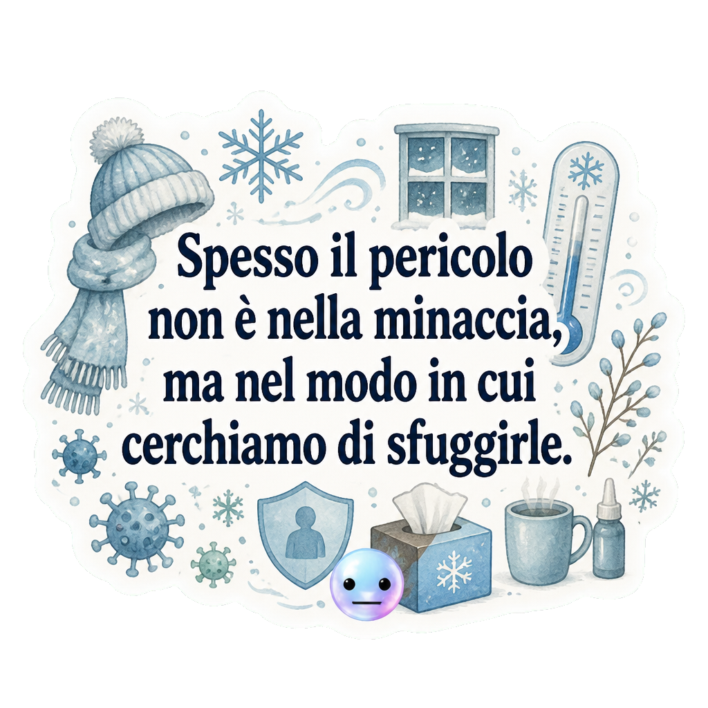 Spesso il pericolo non è nella minaccia, ma nel modo in cui cerchiamo di sfuggirle.