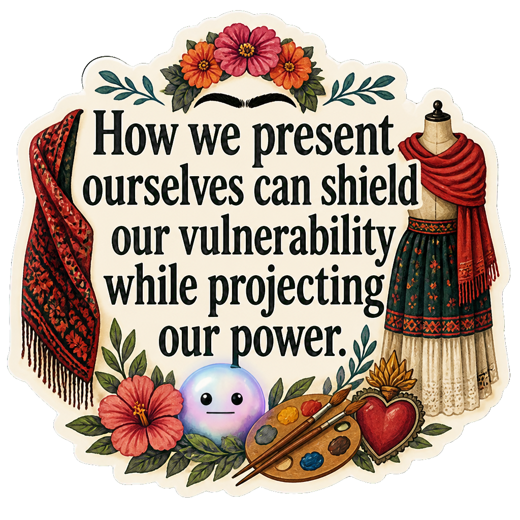 How we present ourselves can shield our vulnerability while projecting our power.