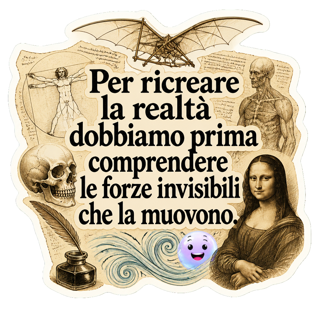 Per ricreare la realtà dobbiamo prima comprendere le forze invisibili che la muovono.