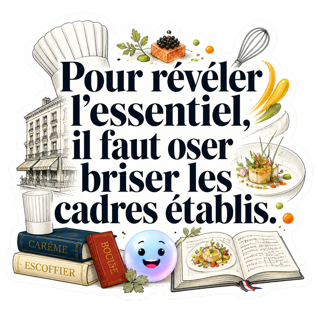 Pour révéler l'essentiel, il faut oser briser les cadres établis.